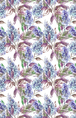 Modern roller blind Summer flowers