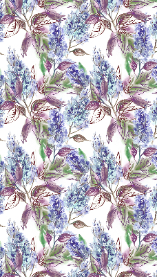 Modern roller blind Summer flowers