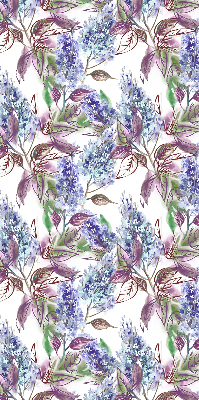 Modern roller blind Summer flowers