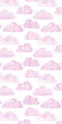 Roller blind for large window Pink clouds