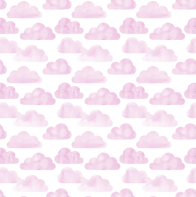 Roller blind for large window Pink clouds