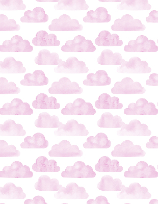 Roller blind for large window Pink clouds