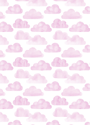 Roller blind for large window Pink clouds