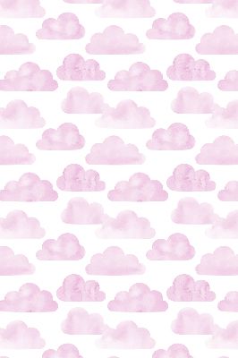 Roller blind for large window Pink clouds