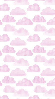 Roller blind for large window Pink clouds