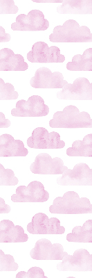 Roller blind for large window Pink clouds