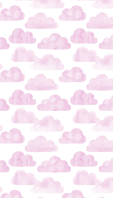 Roller blind for large window Pink clouds