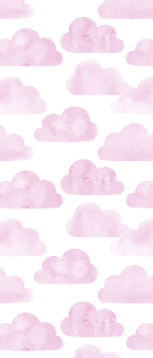 Roller blind for large window Pink clouds