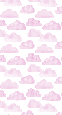 Roller blind for large window Pink clouds