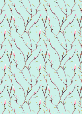 Roller blind for large window Twigs