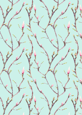 Roller blind for large window Twigs