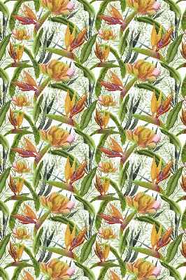 Fabric roller blind Exotic plants