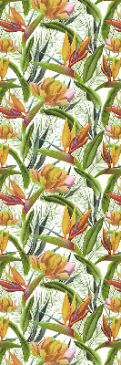 Fabric roller blind Exotic plants