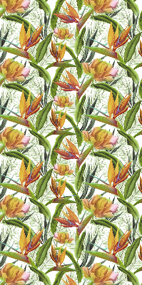 Fabric roller blind Exotic plants