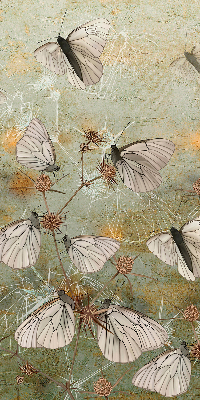 Roller blind for large window Butterflies in the meadow
