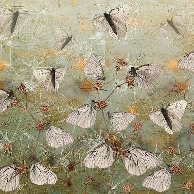 Roller blind for large window Butterflies in the meadow