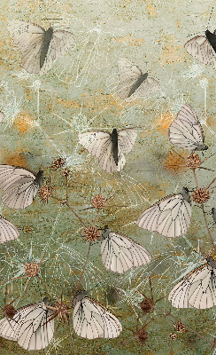 Roller blind for large window Butterflies in the meadow