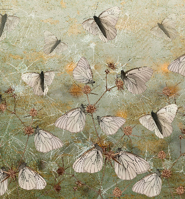 Roller blind for large window Butterflies in the meadow