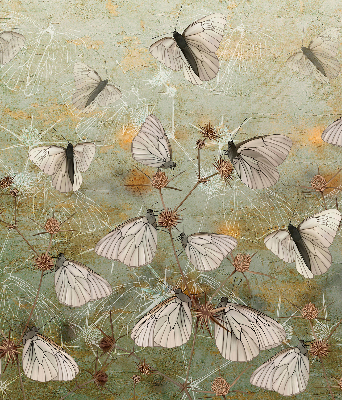 Roller blind for large window Butterflies in the meadow