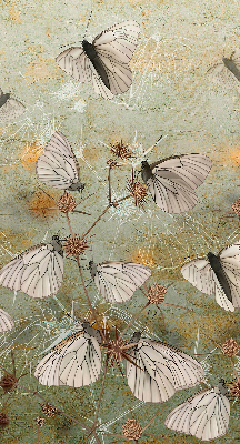 Roller blind for large window Butterflies in the meadow