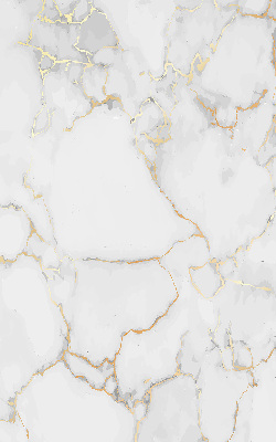 Modern roller blind White marble