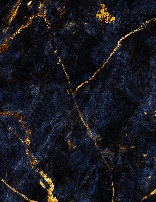 Fabric roller blind Navy blue marble
