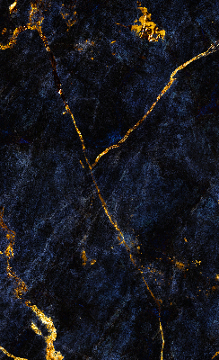 Fabric roller blind Navy blue marble