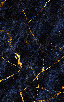 Fabric roller blind Navy blue marble
