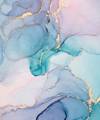 Modern roller blind Blue marble