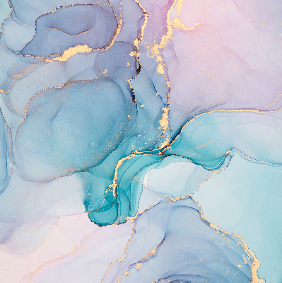Modern roller blind Blue marble