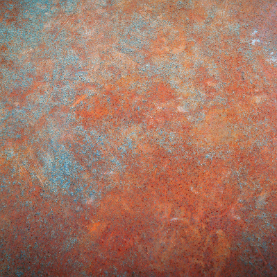 Fabric roller blind Orange sheet metal