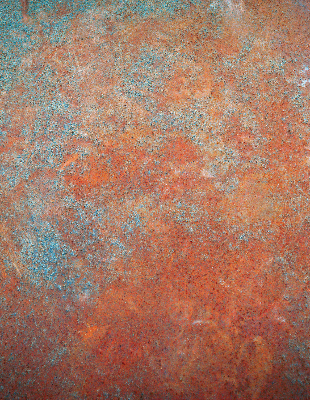 Fabric roller blind Orange sheet metal