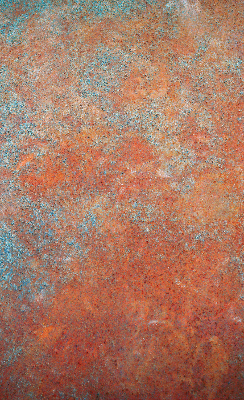 Fabric roller blind Orange sheet metal