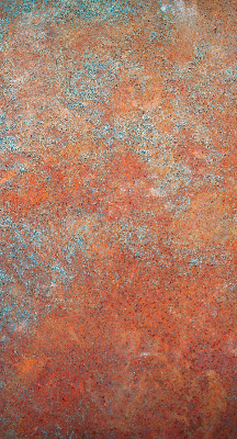 Fabric roller blind Orange sheet metal