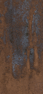 Modern roller blind Rusty sheet metal