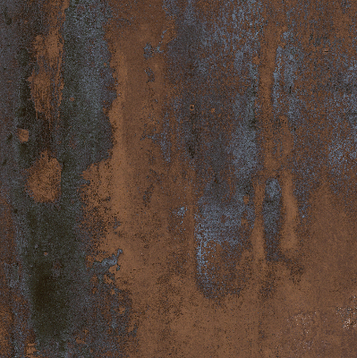 Modern roller blind Rusty sheet metal