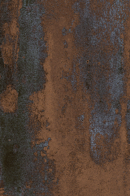 Modern roller blind Rusty sheet metal