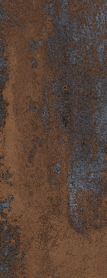 Modern roller blind Rusty sheet metal