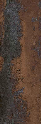 Modern roller blind Rusty sheet metal