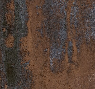 Modern roller blind Rusty sheet metal