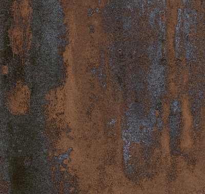 Modern roller blind Rusty sheet metal