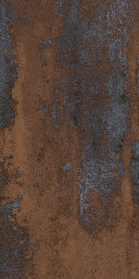 Modern roller blind Rusty sheet metal