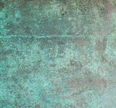 Roller blind for large window Green sheet metal