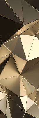 Fabric roller blind Golden triangles