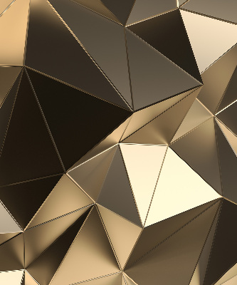 Fabric roller blind Golden triangles