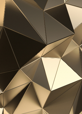 Fabric roller blind Golden triangles