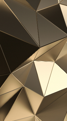 Fabric roller blind Golden triangles