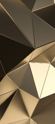 Fabric roller blind Golden triangles