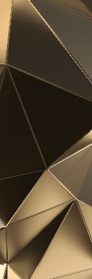 Fabric roller blind Golden triangles