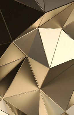 Fabric roller blind Golden triangles